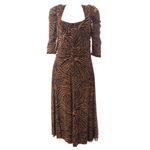 Vestido-Diane-Von-Furstenberg-Longo-Marrom-e-Preto