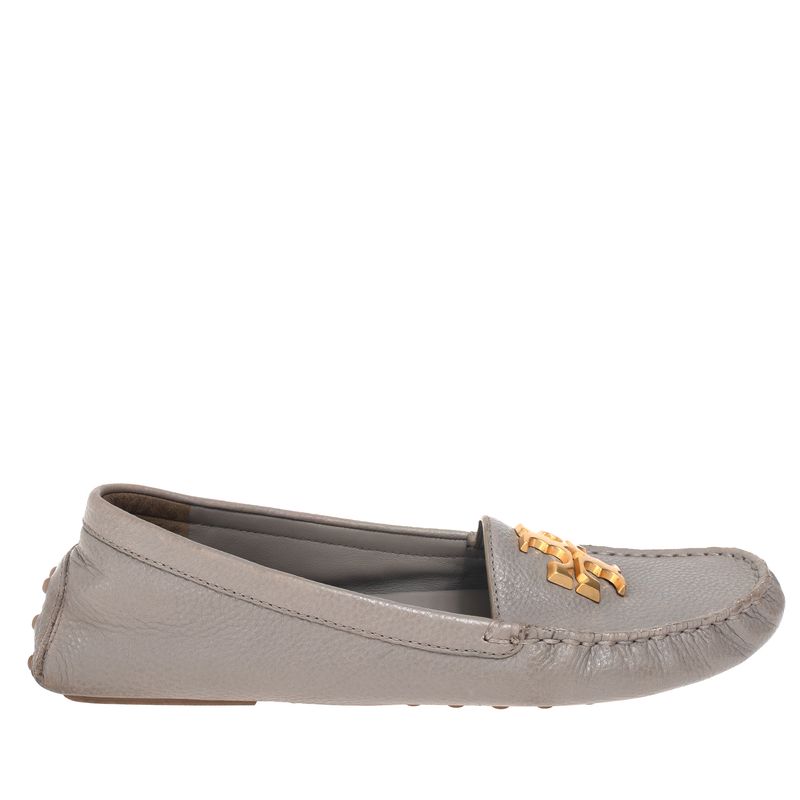 Mocassim-Tory-Burch-Couro-Cinza-