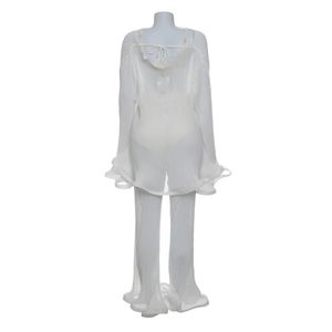 Conjunto Marina Bitu + NK Blusa e Calça Veggie Branco