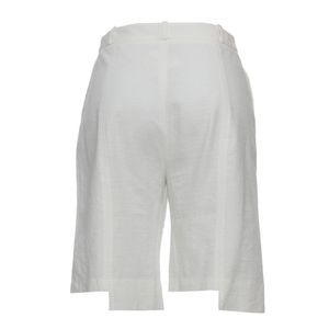 Bermuda Misci Detalhe Barra Branco