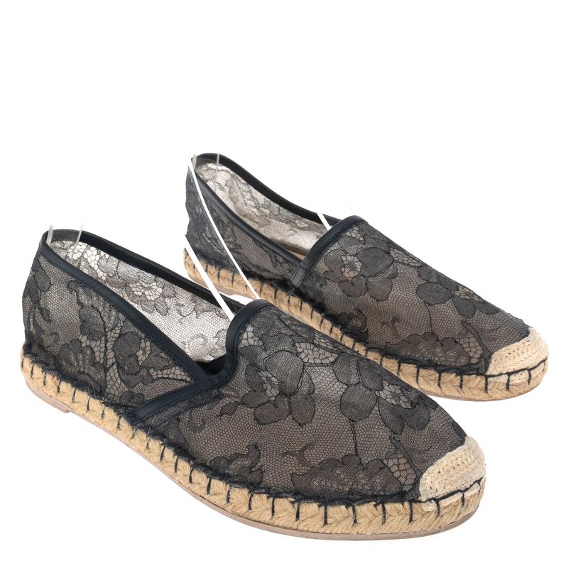 Espadrille-Valentino-Garavani-Renda-Preta-