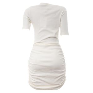 Vestido Cris Barros Transpassado Branco
