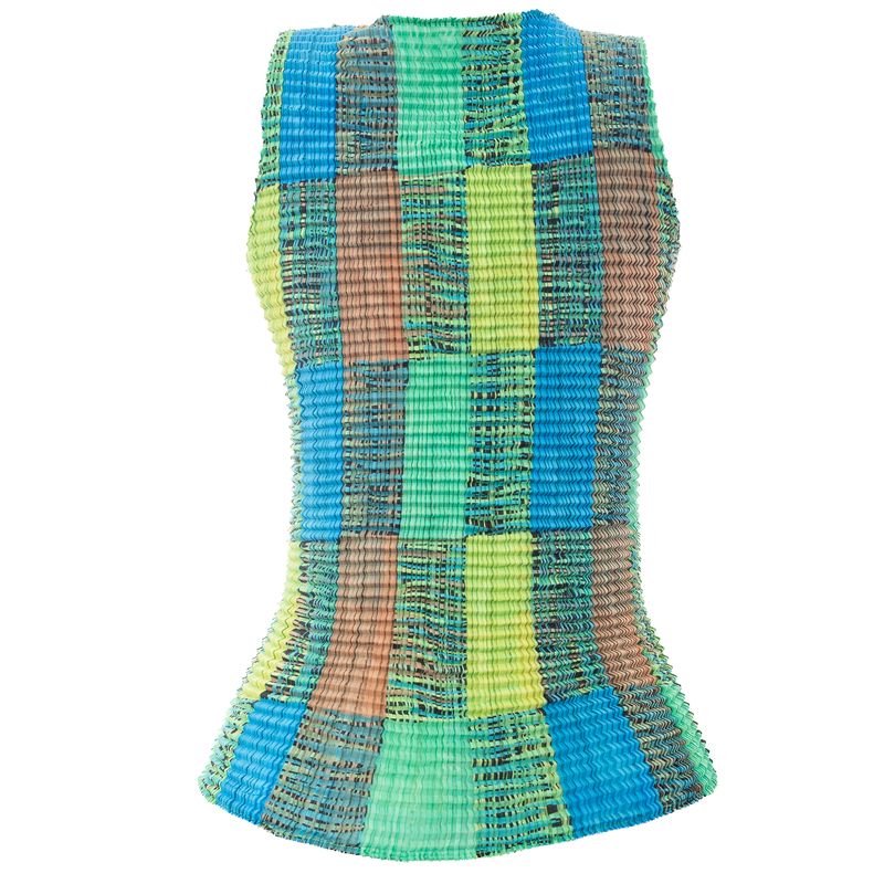 Blusa-Issey-Miyake-Regata-Estampada-Verde-