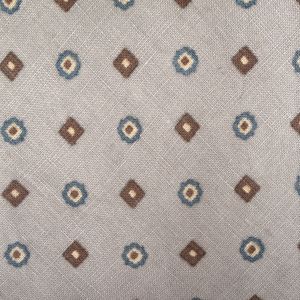 Gravata Zegna Linho Cinza