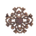 Broche-Vintage-com-Cristais-Ambar