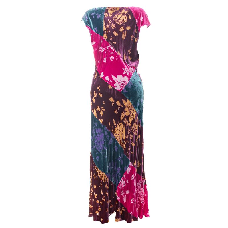 Vestido-Longo-Veludo-Estampado