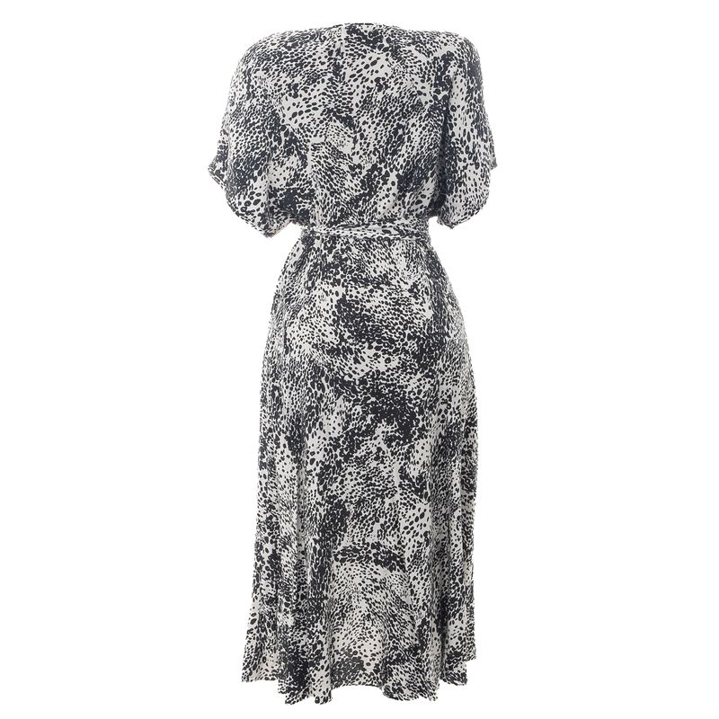 Vestido-Diane-Von-Furstenberg-Midi-Branco-e-Preto