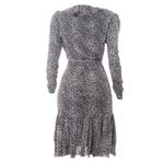 Vestido-Diane-Von-Furstenberg-Preto-Branco-e-Marrom