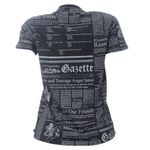 Camiseta-John-Gallliano-Estampa-Jornal-Preta-
