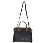 Bolsa-Burberry-Timmed-Banner-Preta-e-Marrom-