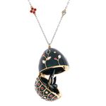 Colar-Swarovski-Pendente-Precious-Egg-Passaro