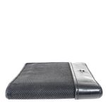 Carteira-Montblanc-Couro-e-Tecido-Preto-