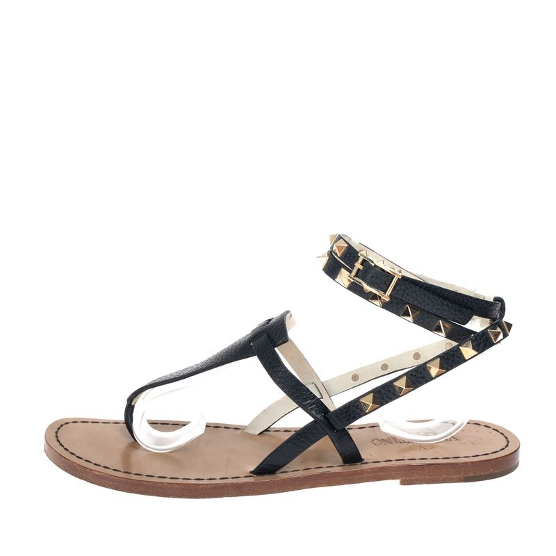Sandalia-Valentino-Garavani-Rasteira-Preta-