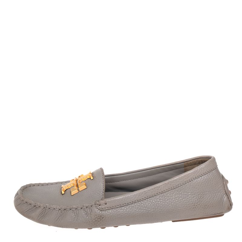 Mocassim-Tory-Burch-Couro-Cinza-