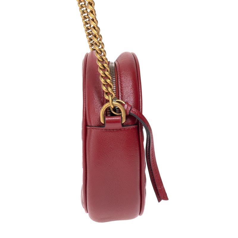 Bolsa-Gucci-GG-Marmont-Round-Vermelha-