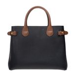 Bolsa-Burberry-Timmed-Banner-Preta-e-Marrom-