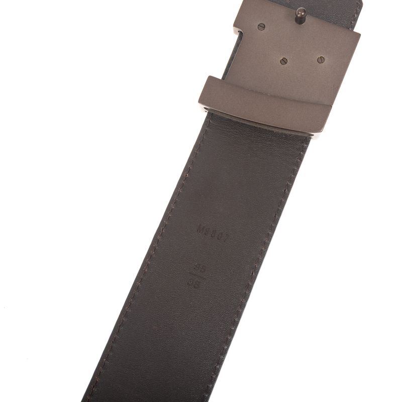 Cinto-Louis-Vuitton-Damier-Ebene-Marrom-