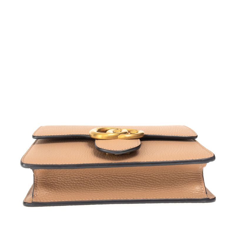 Bolsa-Gucci-GG-Marmont-Bege-