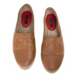 Espadrille-Carolina-Herrera-Couro-Marrom-