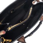Bolsa-Burberry-Timmed-Banner-Preta-e-Marrom-