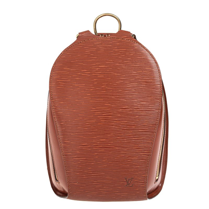 Mochila-Louis-Vuitton-Mabillon-Epi-Marrom-