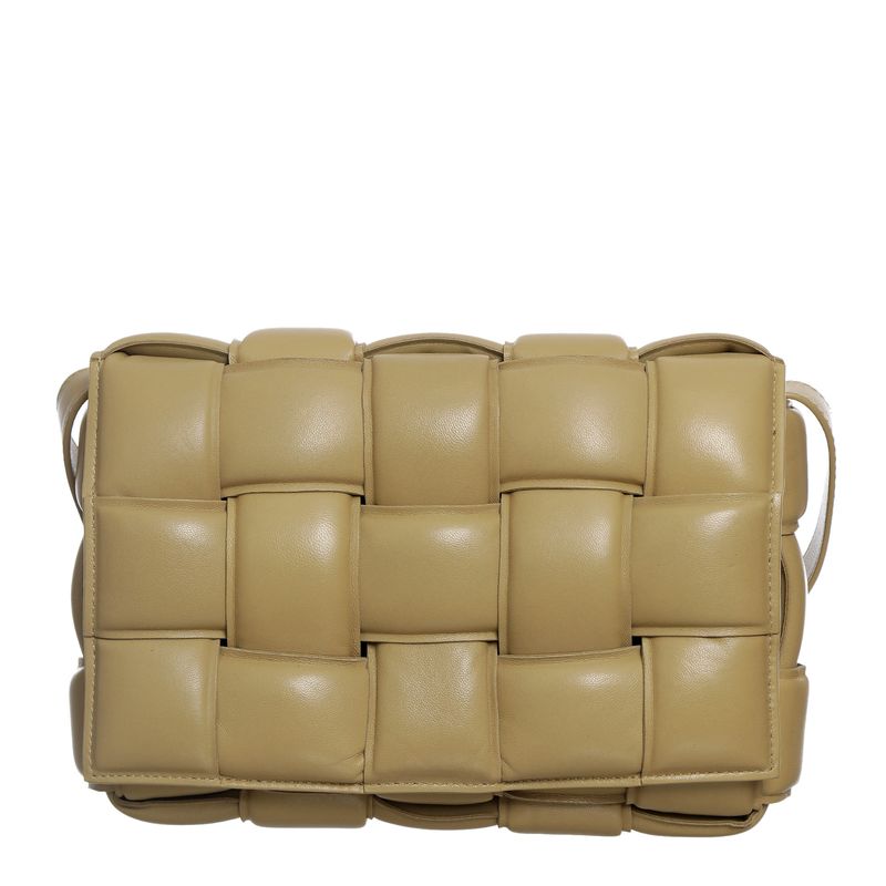 Bolsa-Bottega-Veneta-Padded-Cassette-Bege