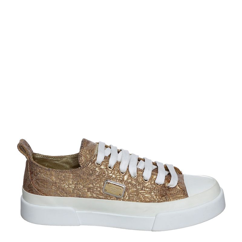 Tenis-Dolce---Gabbana-Texturizado-Dourado