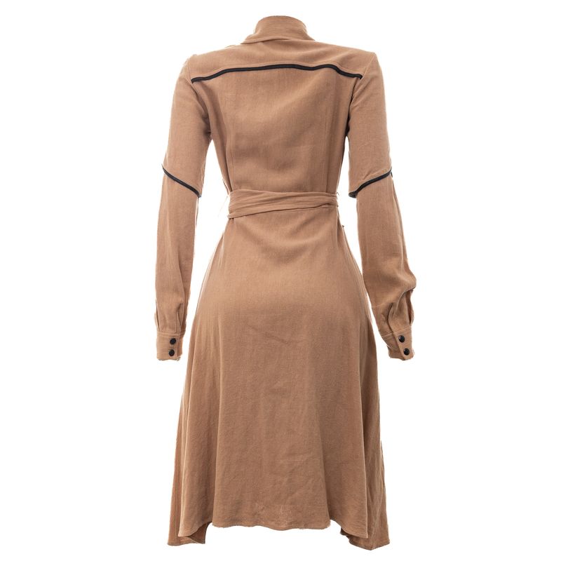 Vestido-Olympiah-Bege-e-Preto-