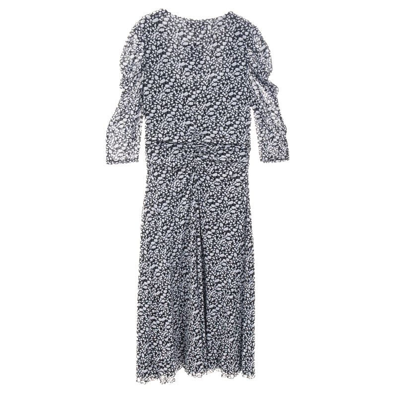 Vestido-Diane-Von-Furstenberg-Floral-Azul-e-Preto-
