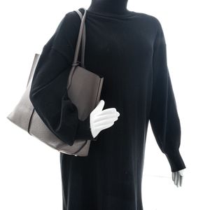 Bolsa Tod's Tote Couro Cinza