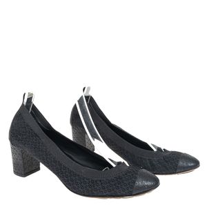 Sapato Chanel de Salto Preto