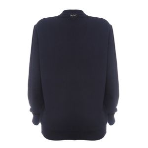 Blusa Michael Kors Detalhe Nylon Azul Marinho