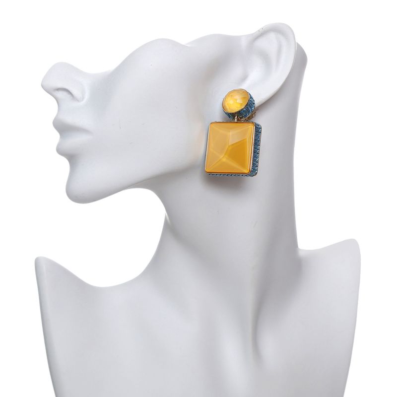 Brinco-Swarovski-Pedra-Bicolor