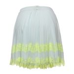 Saia-Ted-Baker-Plissada-com-Renda-Verde