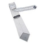 Gravata-Chanel-Estampada-Cinza