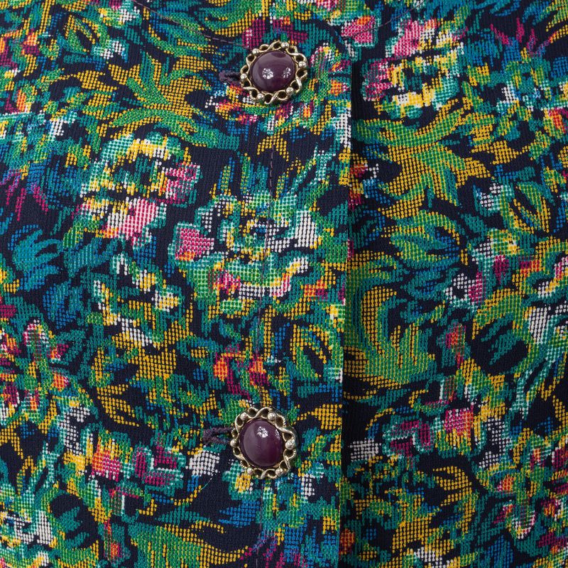 Blazer-Vintage-Floral-Verde