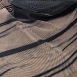 Vestido-Estampado-Tule-Marrom-e-Preto