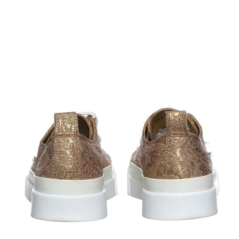 Tenis-Dolce---Gabbana-Texturizado-Dourado
