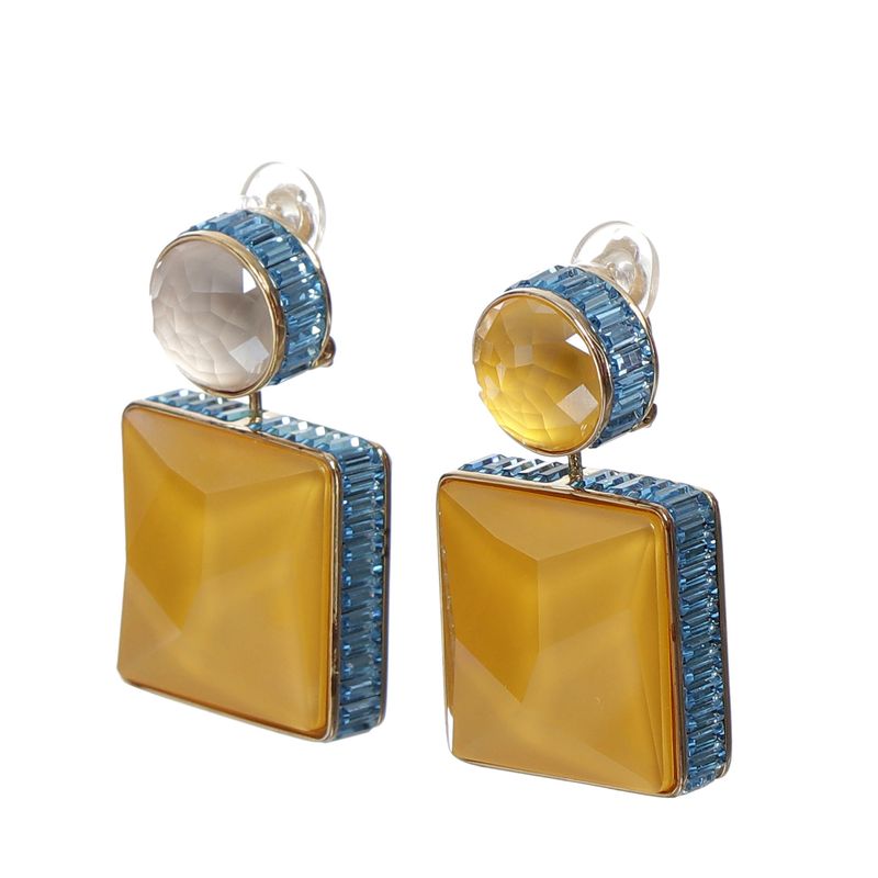 Brinco-Swarovski-Pedra-Bicolor