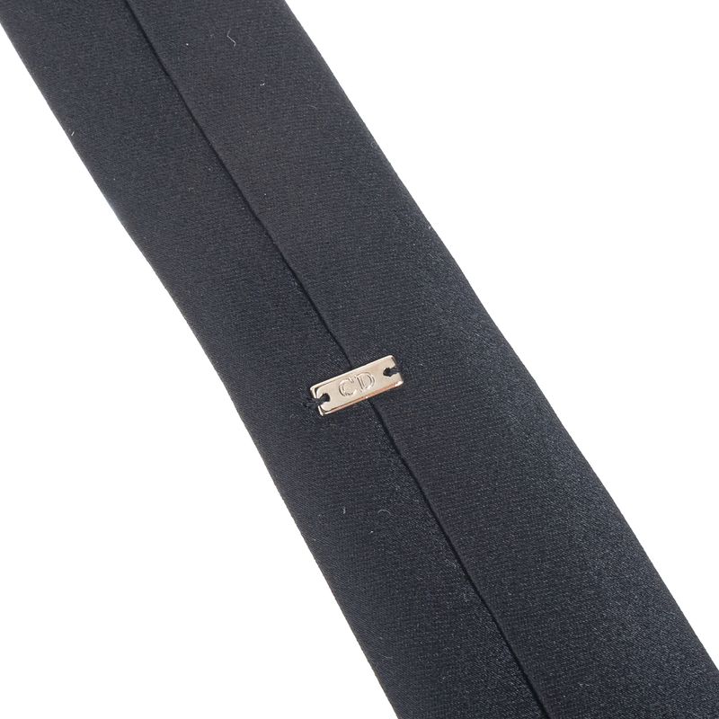 Gravata-Christian-Dior-Slim-Abelha-Preta