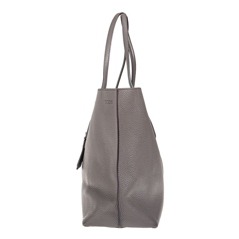 Bolsa-Tod-s-Tote-Couro-Cinza