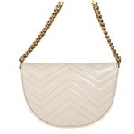 Bolsa-Gucci-Mini-Marmont-Crossbody-Branca-