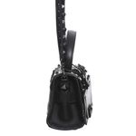Bolsa-Valentino-Garavani-Couro-e-Couro-Exotico-Preto