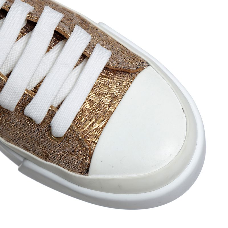 Tenis-Dolce---Gabbana-Texturizado-Dourado