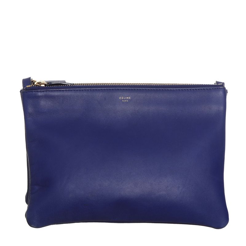 Bolsa-Celine-Trio-Couro-Azul