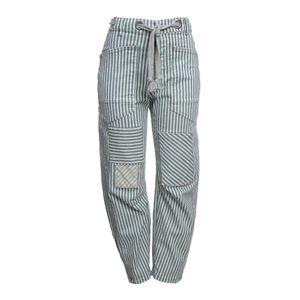 Calça Sarja Listrada Azul