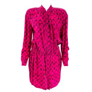 Vestido Diane von Furstenberg Estampado Rosa