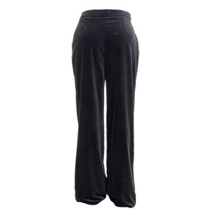 Calça Cris Barros Alfaiataria Veludo Preta