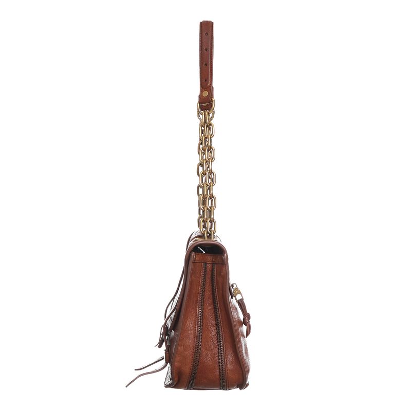 Bolsa-Proenza-Schouler-Corrente-Couro-Marrom