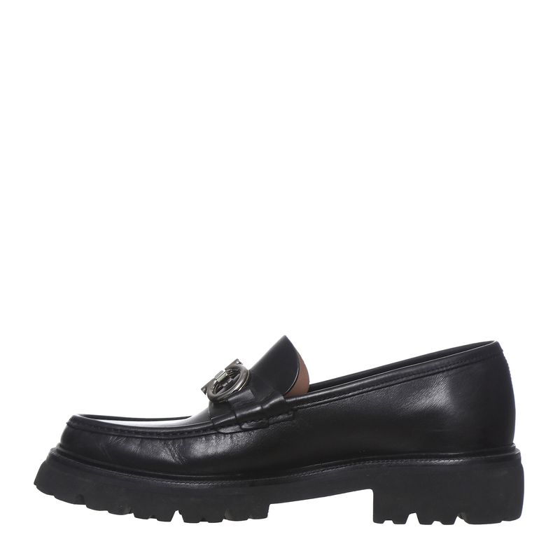 Mocassim-Ferragamo-Tratorado-Gancini-Preto